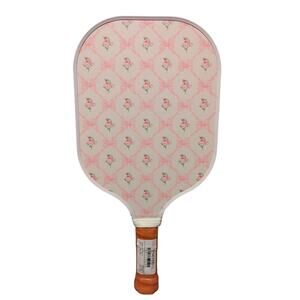 New Pink Lily Vivian Floral N Stripe Pink Pickleball Paddle - set of 2